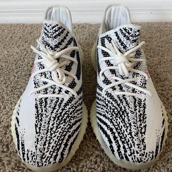 Yeezy SPLY Boost 350 V2 Zebra, Sz 11 - Picture 3 of 7